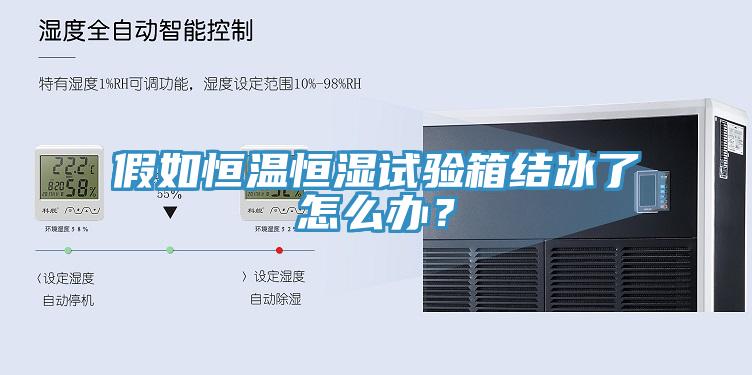 假如恒溫恒濕試驗箱結冰了怎么辦？