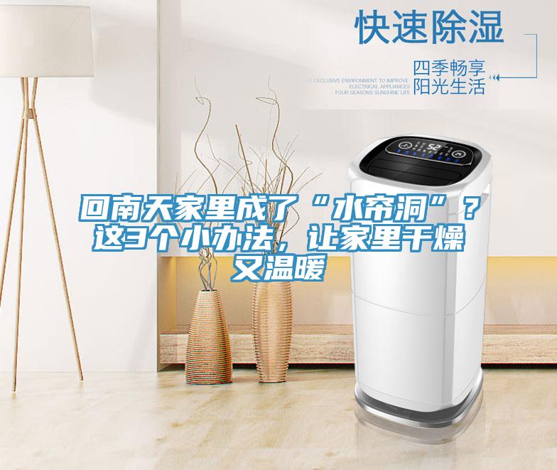 回南天家里成了“水簾洞”？這3個(gè)小辦法，讓家里干燥又溫暖