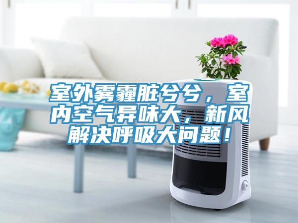 室外霧霾臟兮兮，室內空氣異味大，新風解決呼吸大問題！