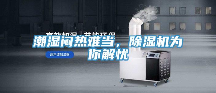 潮濕悶熱難當，除濕機為你解憂