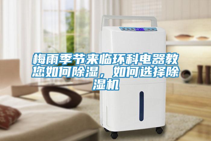 梅雨季節來臨環科電器教您如何除濕，如何選擇除濕機