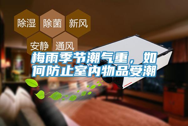 梅雨季節潮氣重，如何防止室內物品受潮