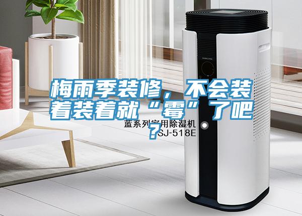 梅雨季裝修，不會裝著裝著就“霉”了吧？