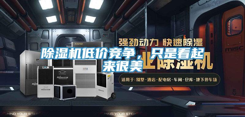 除濕機低價競爭，只是看起來很美